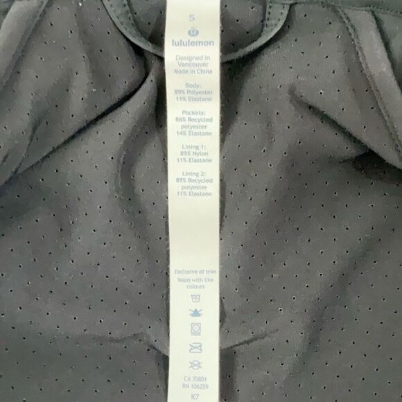 Lululemon Gray Long Full Zip Collared Trench Coat Jacket Size Small - Picture 4 of 5